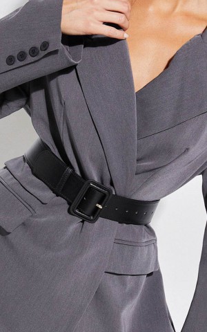 Showpo Kaitlin Belt - Buckle Belt Black | RLQZWM029