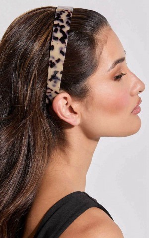 Showpo Raya Headband - Thick Printed Headband Leopard Print | TZBNFW427