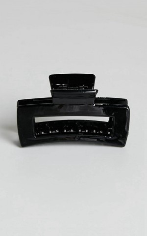 Showpo Torres Hair Clip Black | LEGTJN934