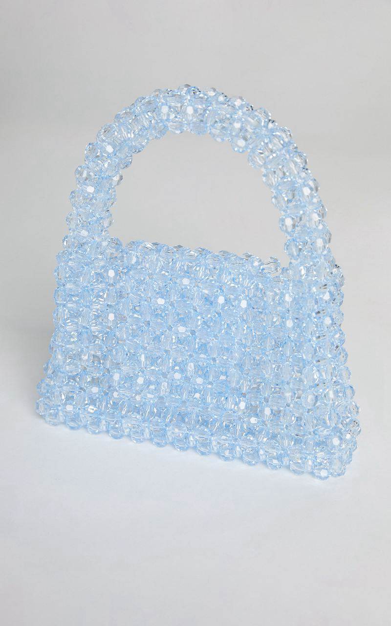 Showpo Jaynee Beaded Bag Blue | EVIMCL308