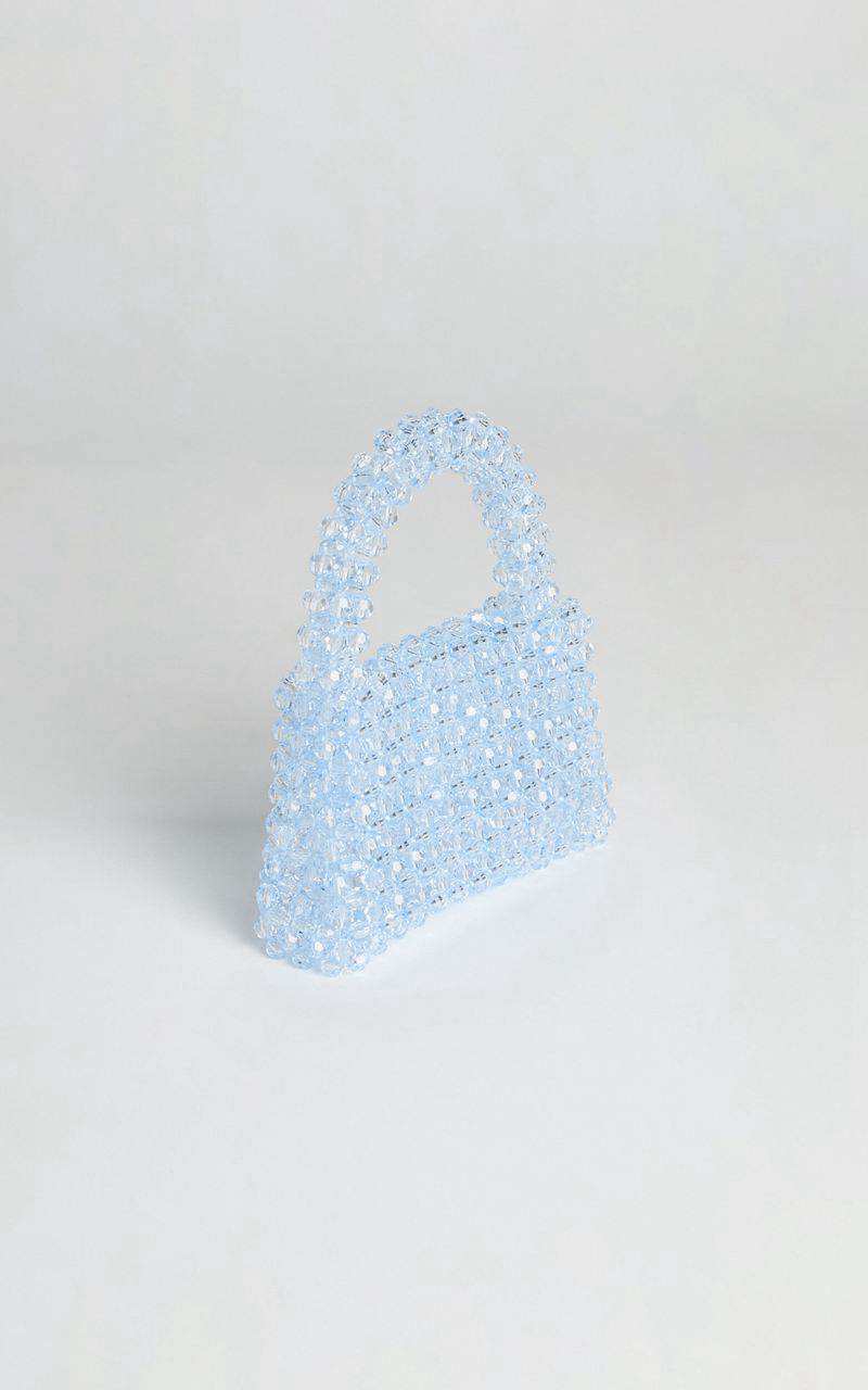 Showpo Jaynee Beaded Bag Blue | EVIMCL308