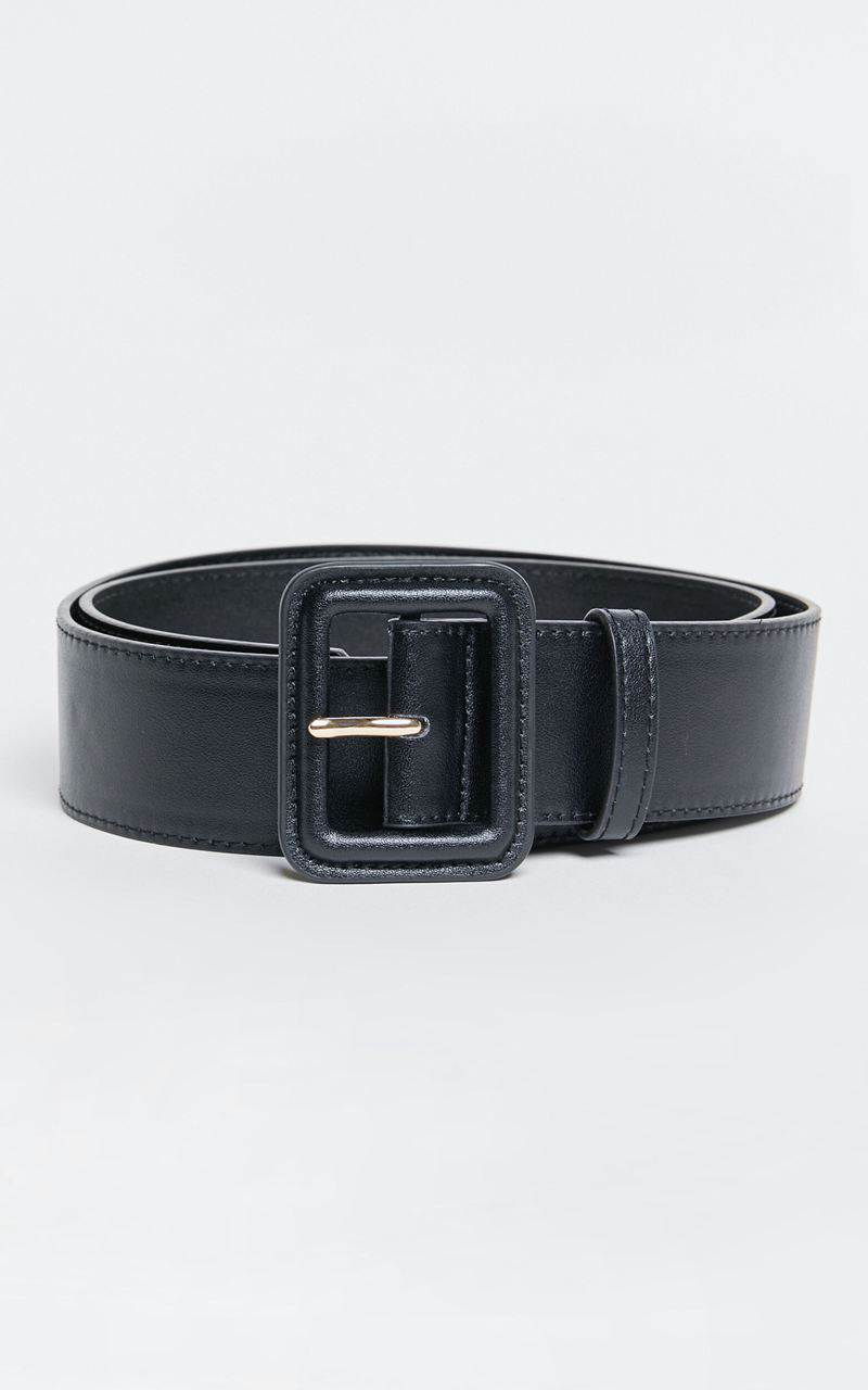 Showpo Kaitlin Belt - Buckle Belt Black | RLQZWM029