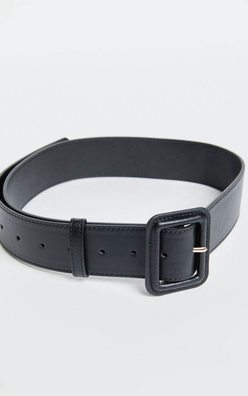 Showpo Kaitlin Belt - Buckle Belt Black | RLQZWM029