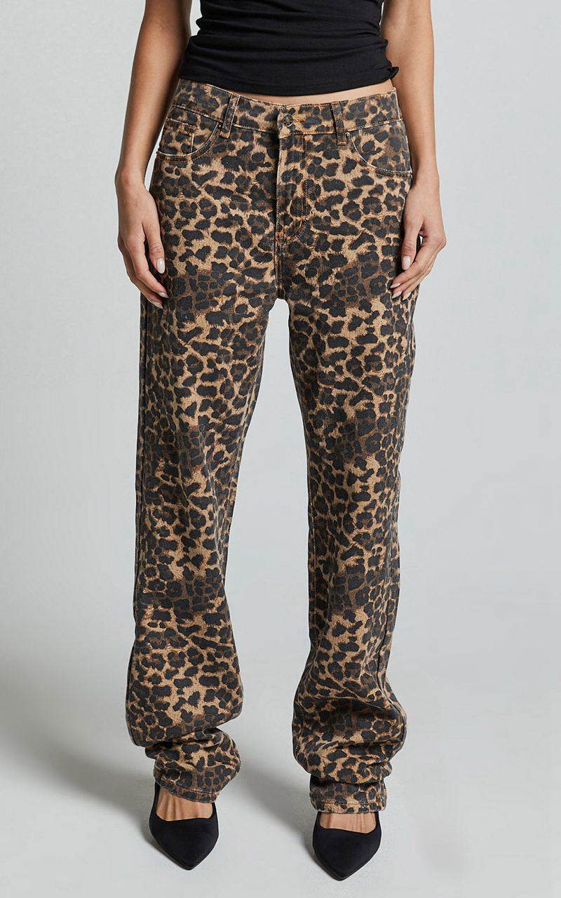 Showpo Lioness - Carmela Jeans Leopard | ISPYRD486