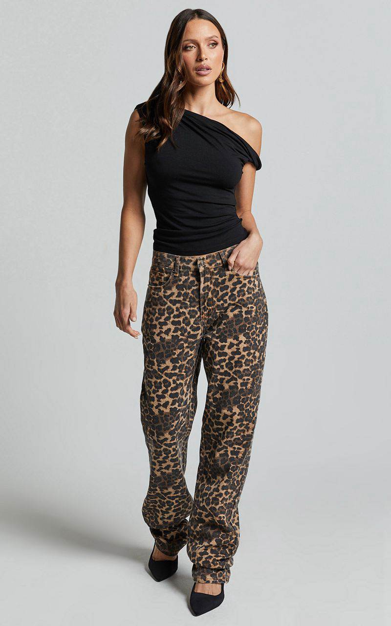 Showpo Lioness - Carmela Jeans Leopard | ISPYRD486