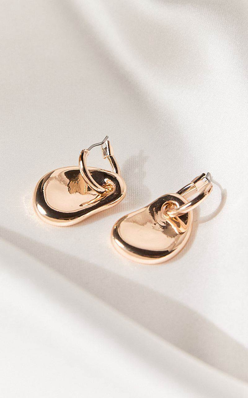 Showpo Lorena Earrings - Chunky Drop Earrings Gold | FCHLUT089