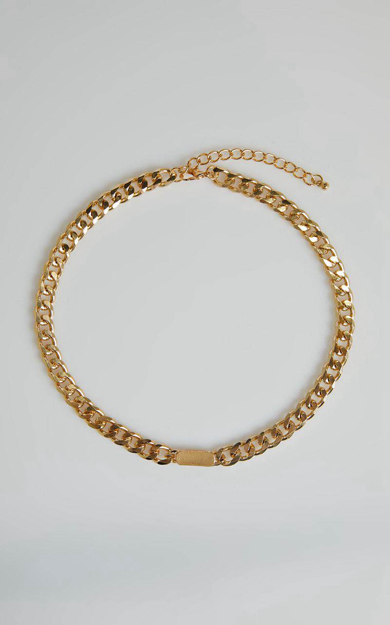 Showpo Lottie Necklace Gold | TRXYQB038