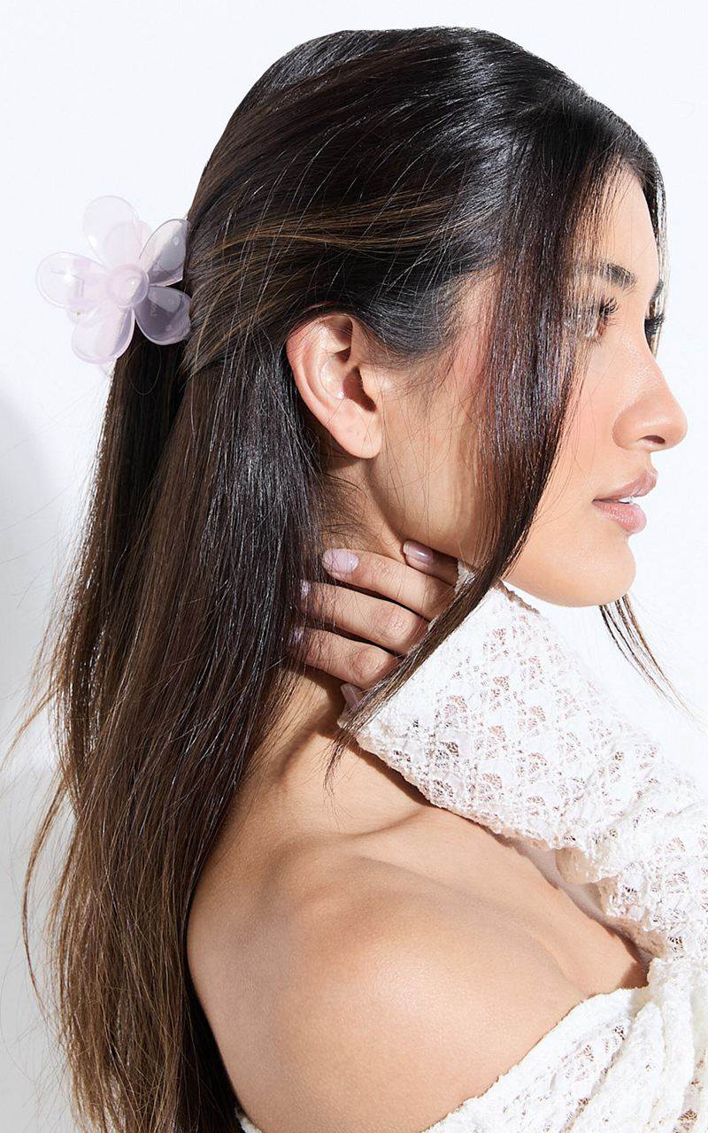 Showpo Pia Flower Hair Clip Lilac | LCBRKH943