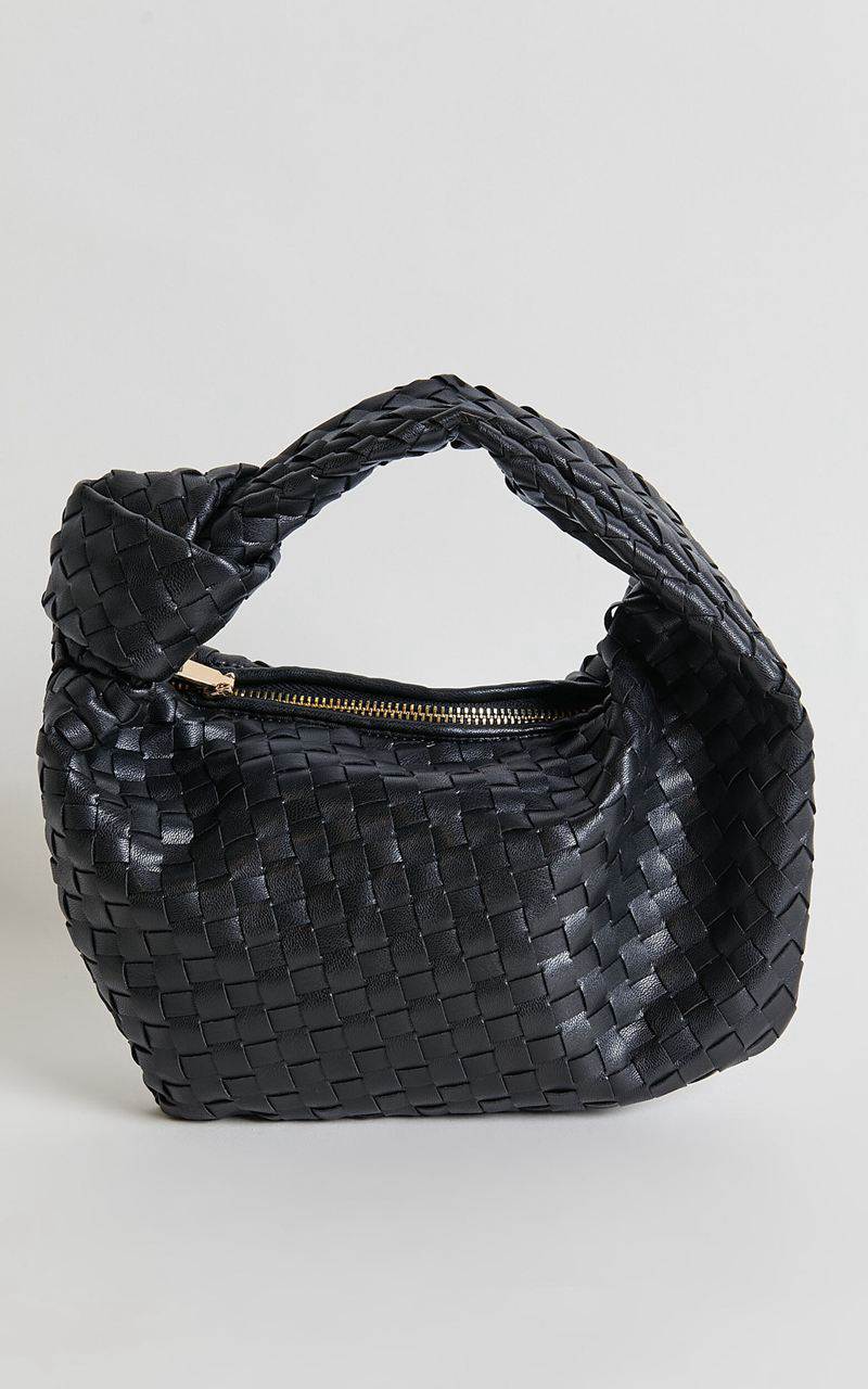 Showpo Reesley Knot Handle Bag Black | LEUZQR312