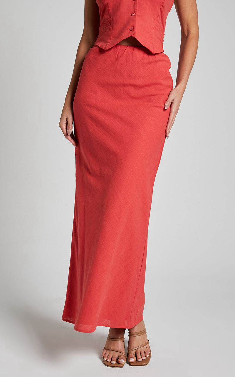 Showpo Runaway The Label - Saphira Maxi Skirt Jaffa | CJFTAZ102