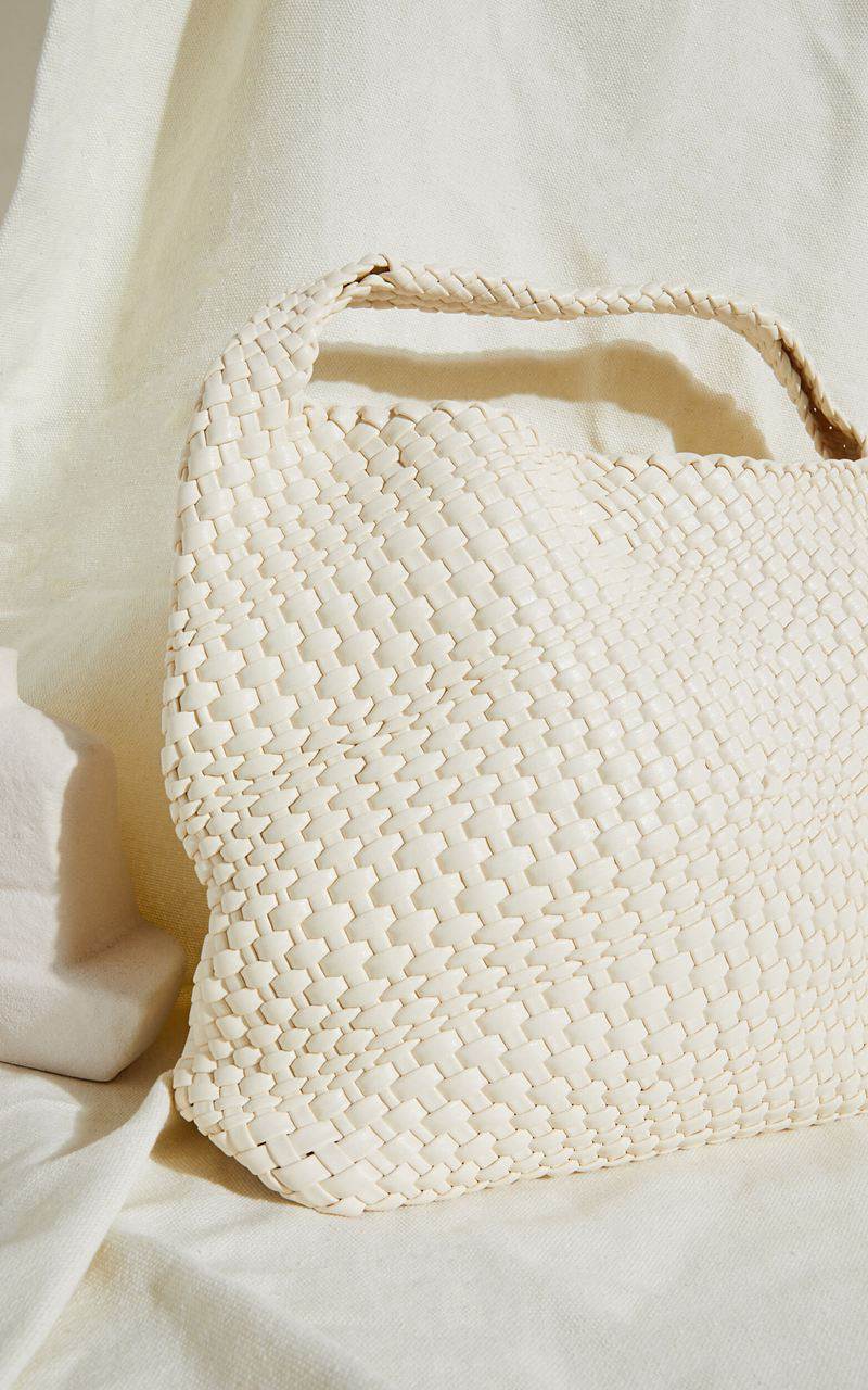 Showpo Seoul Bag - Quilted Tote Bag Cream | XJVLWK106