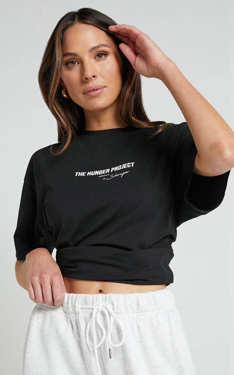 Showpo The Hunger Project X Showpo - Thp Tee Black | UMVDGE206