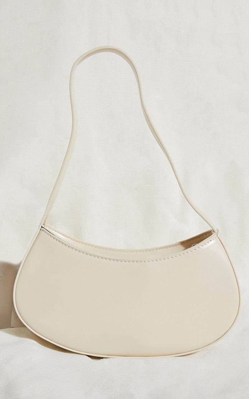 Showpo Toronto Bag - Pu Shoulder Bag Cream | MDYJTV172