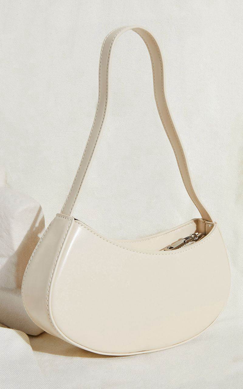 Showpo Toronto Bag - Pu Shoulder Bag Cream | MDYJTV172