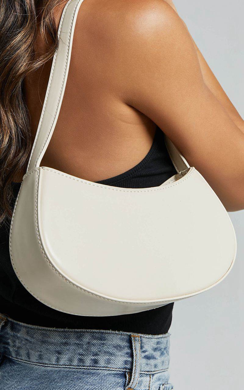 Showpo Toronto Bag - Pu Shoulder Bag Cream | MDYJTV172