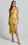 Yellow Jacquard