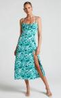 Blurred Turquoise Floral